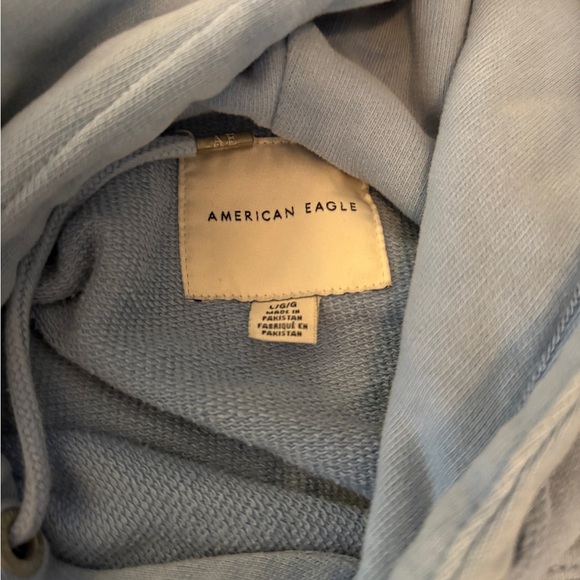 American Eagle Outfitters Blue Hoodie Sweatshirt - Picture 3 of 7